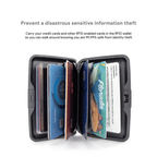 19V69 Italia Geo Triangles RFID Blocking Wallet - Prevent Identity Theft