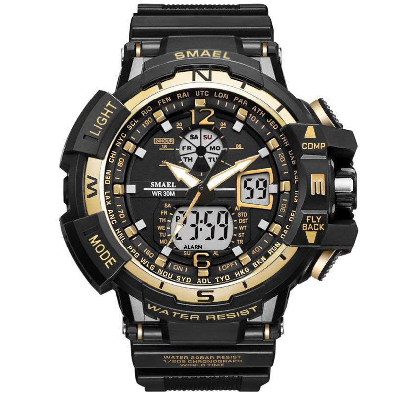 Modern Sport Watch For Men and Woman With LED Digital Quartz Display Men's Top Brand Luxury Digital-watch Relogio Masculino In Army Military Popular Design Waterproof 50M - SJB-DIAMOND ELITES