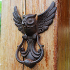 Antique Cast Iron Owl Door Handle Pi-Mart
