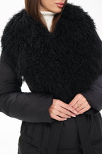 Genuine Lama Fur Premium Down Coat - SJB-DIAMOND ELITES