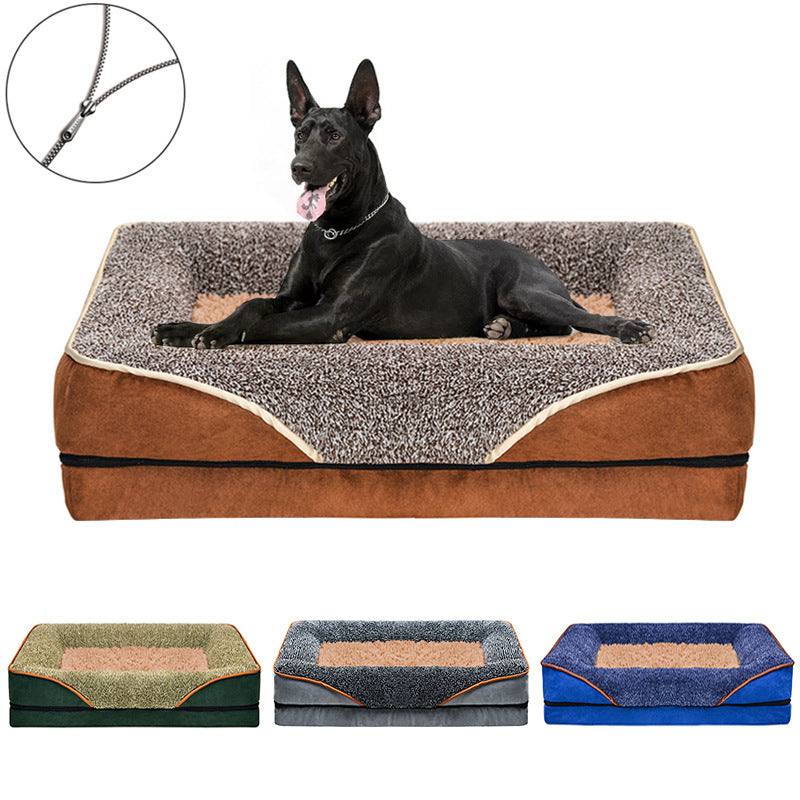 Pet Supplies Square Sofa Bed Dog Kennel Cat Litter Pet Pad Pi-Mart