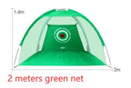 Golf Practice Net Tent Golf Hitting Cage Garden Grassland Practice Tent Golf Training Equipment Mesh Outdoor