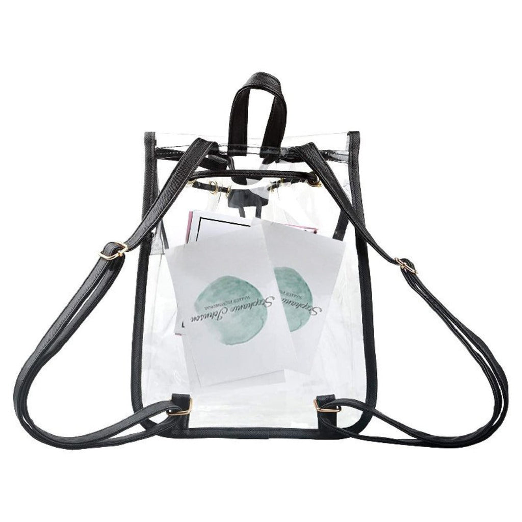 PVC transparent backpack, outdoor travel backpack, gymnasium visual backpack - SJB-DIAMOND ELITES