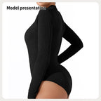Women's Fashion Simple Solid Color Bodysuit - SJB-DIAMOND ELITES