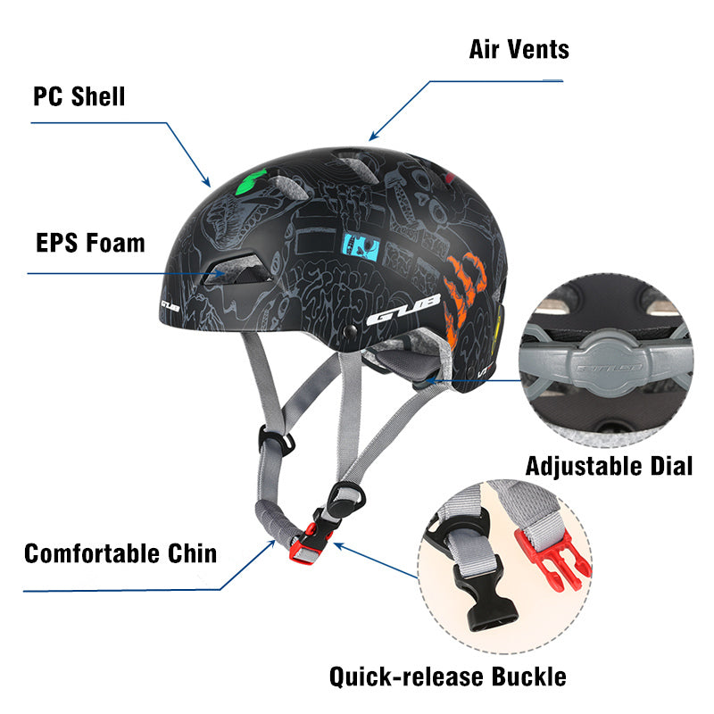 Outdoor safety helmet for cycling Lootquake LLC