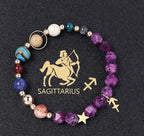 Natural Stone Hemp Stone Cut Surface Eight Planets Personalized Fashionable All-match