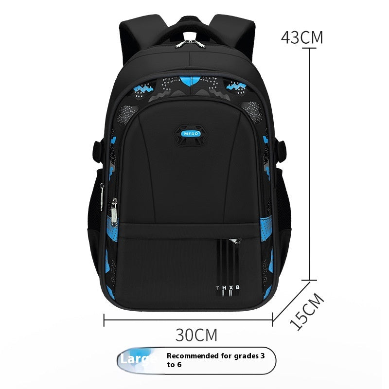 Breathable Light Negative Large Capacity Children's Schoolbag Pi-Mart