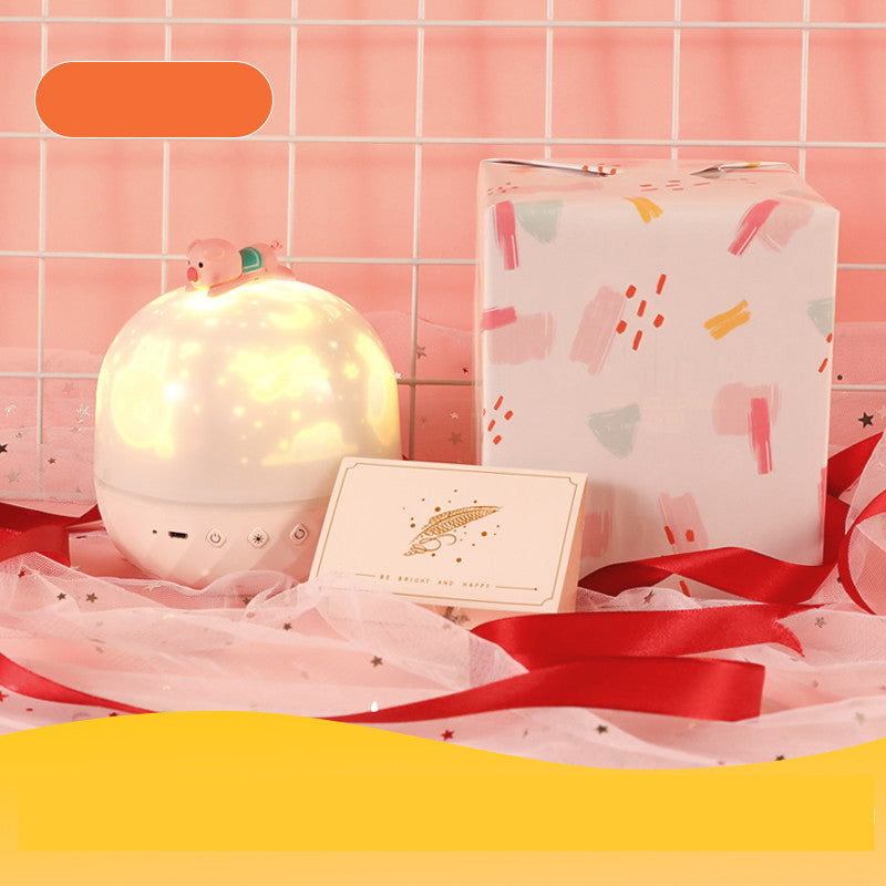 Children's Bedroom Dream Rotating Gypsophila Projection Lamp Pi-Mart