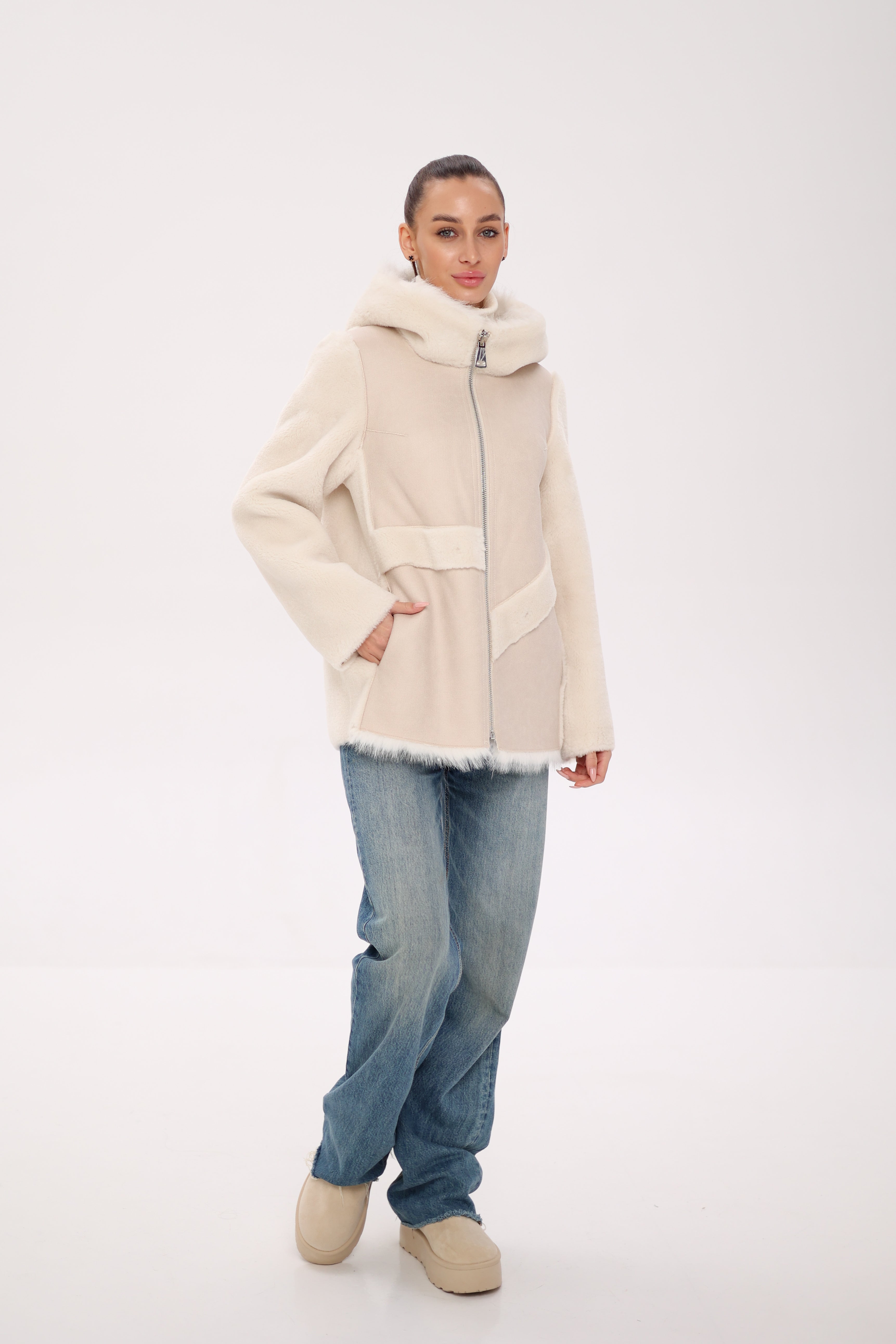 ⇆ Reversible Hooded Wool Blend Jacket - SJB-DIAMOND ELITES