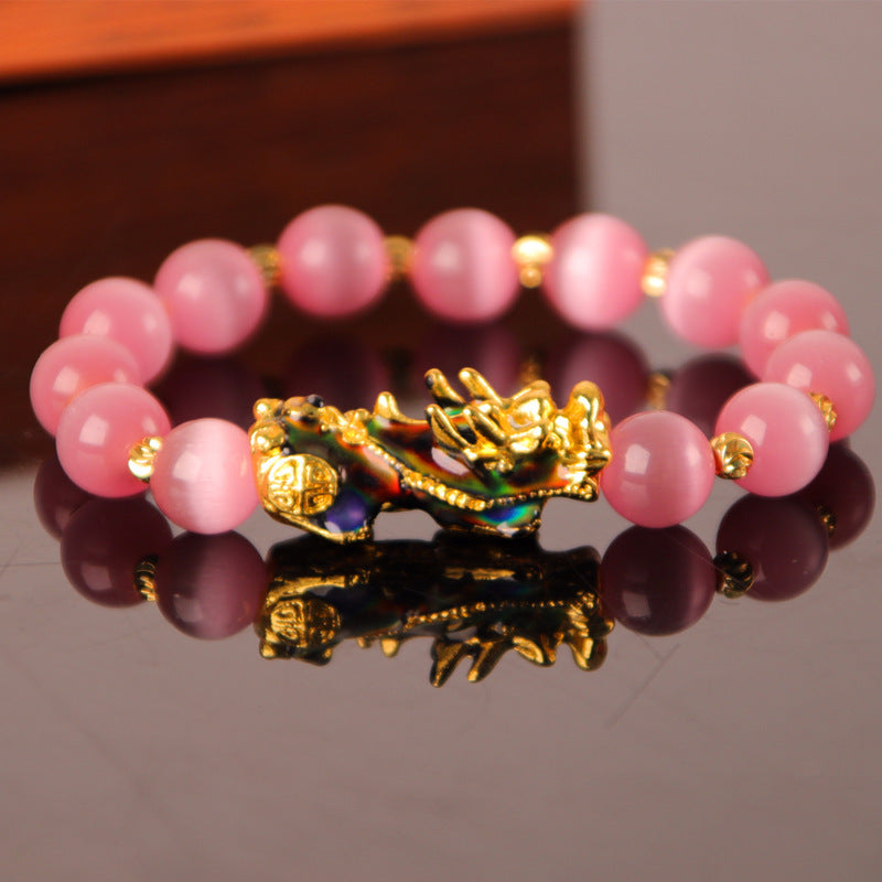 3D Gold Plated PiXiu Bracelet Pi-Mart