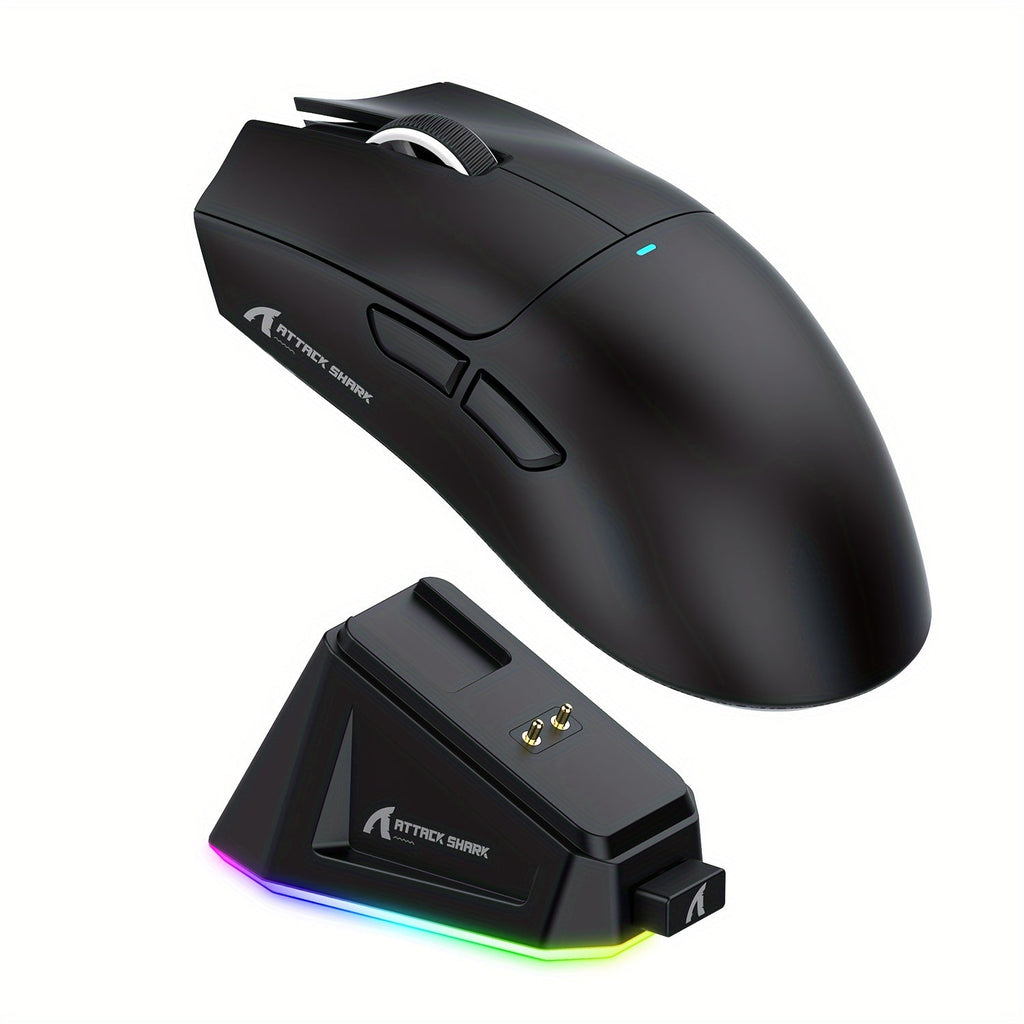 22K DPI X11 Pro Wireless Gaming Mouse - Tri-Mode Connectivity, RGB Charging Dock, PAW3311 Optical Sensor, HUYU Switch, 5 Programmable Buttons, Ergonomic Design for PC Gamers Lootquake LLC