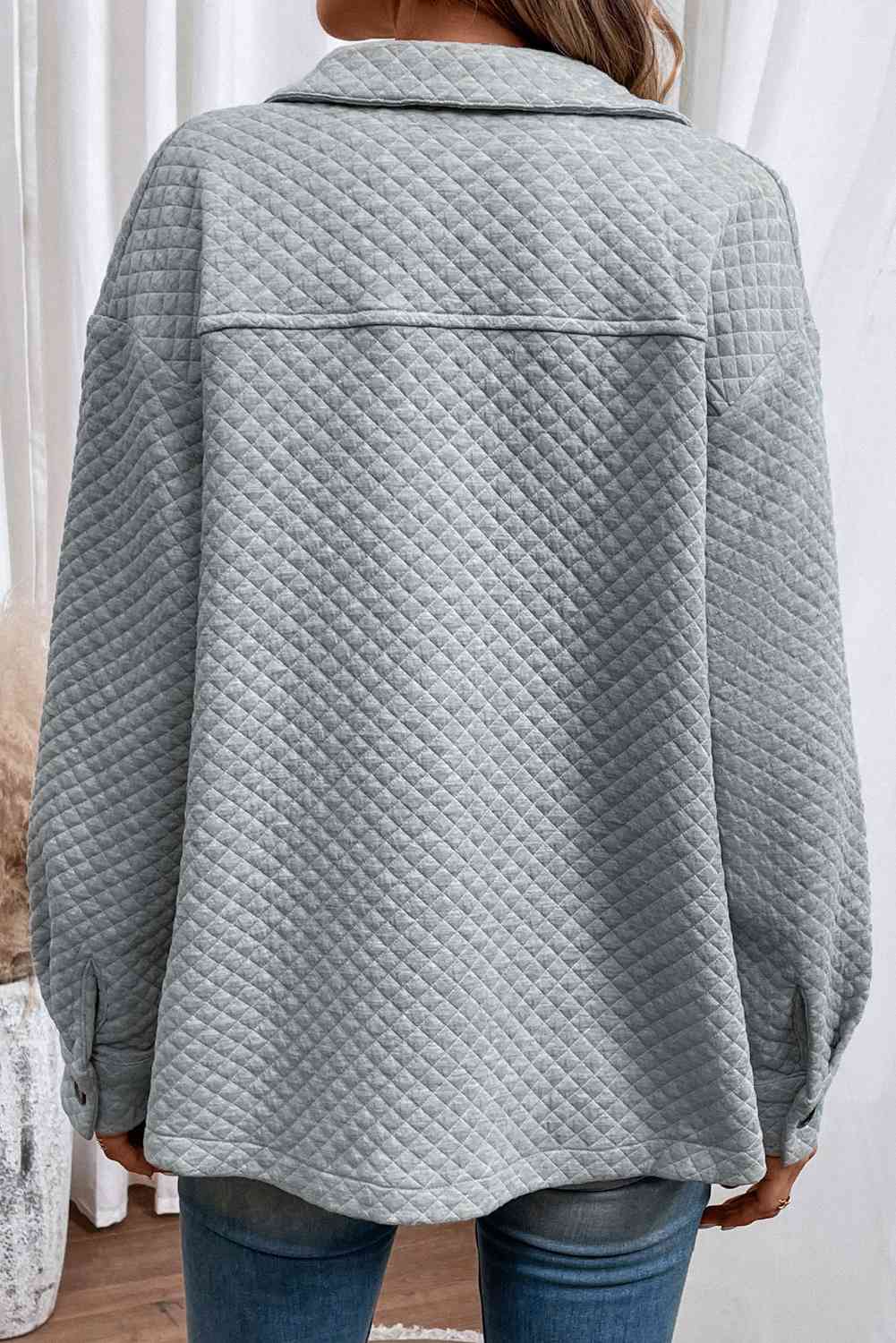 Comfortable Button-Down Collared Jacket Classic Lightweight Classic Design With Pockets Stevvex