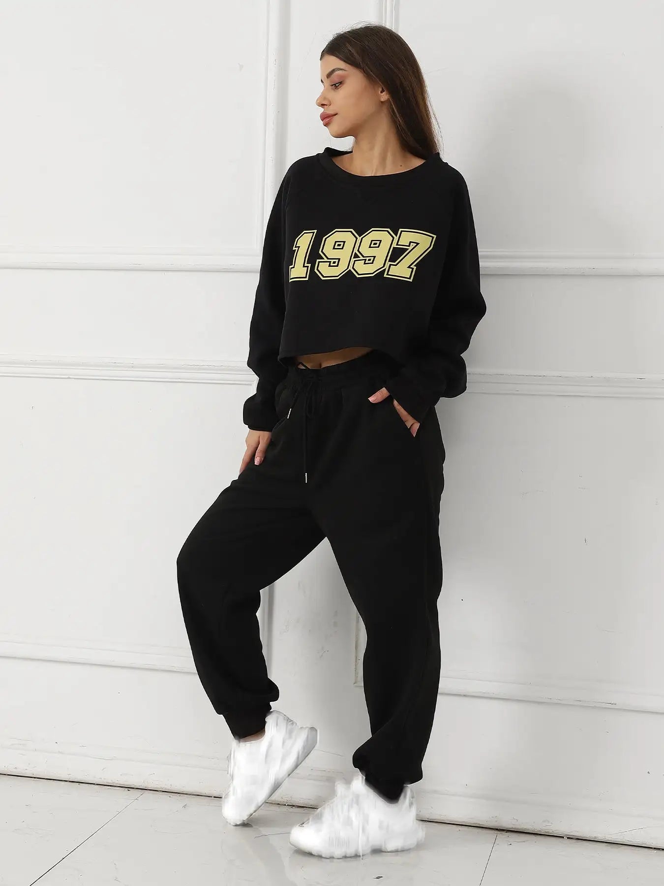 Women's Long Sleeved Hoodie Set - SJB-DIAMOND ELITES