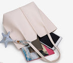 Solid Hobo Bag Shoulder Purse Simple and Chic Tote Bag for Women Large Capacity SHOMICOBOUTIQUE