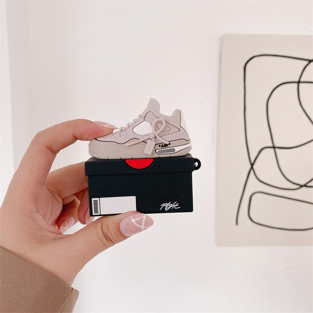 Sneakers Shoe Box Silicone Earphone Case Pi-Mart