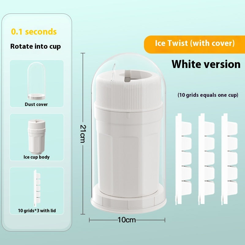 Plastic Rotating Ice Cube Mold Food Grade Household Ice-making Cup Pi-Mart