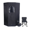 Pentagram Full Body Sauna Machine Bracket Portable Steam Engine Bath Tank Foldable