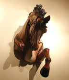 European Resin Horse Head Wall Hanging And Horse Head Wall Decoration Pendant Lootquake LLC