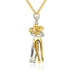 Love Hug Necklace Unisex Men Women Couple Jewelry Simple Temperament Clavicle Chain Valentines Day Lover Gift Pi-Mart