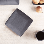 Better Homes & Gardens Dark Gray Square-Shaped Dinner Plate EasyOptionXY LLC