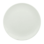 Better Homes & Gardens Porcelain Round Ribbed Salad Plates, White, Set of 12 EasyOptionXY LLC