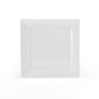 Better Homes & Gardens Square Porcelain Dinner Plates, White, Set of 6