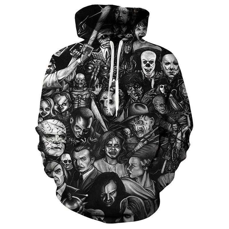 Dark Wind Print Sweatshirt Pi-Mart
