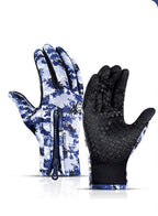Winter Gloves Touch Screen Riding Motorcycle Sliding Waterproof Sports Gloves With Fleece Pi-Mart