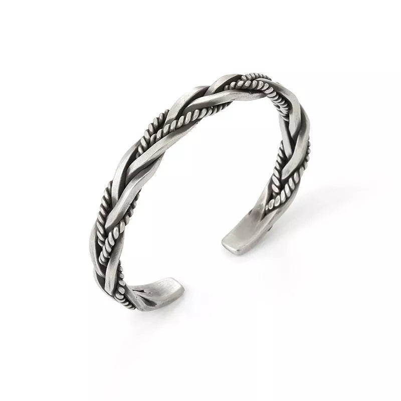 Braided Bangle Bracelet Pi-Mart