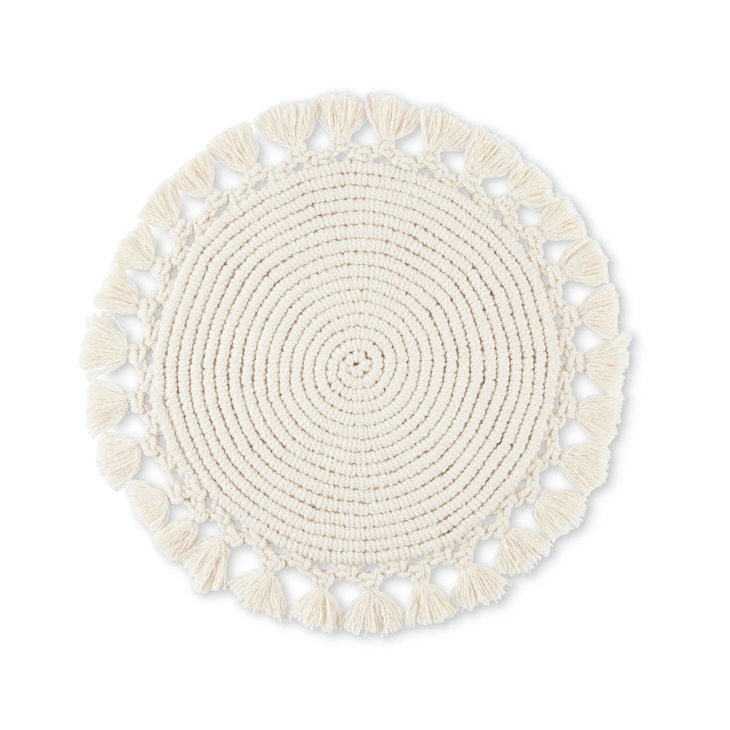 Better Homes & Garden Lauren Placemat, Natural, 16" Round, 1 Piece EasyOptionXY LLC