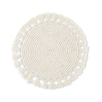 Better Homes & Garden Lauren Placemat, Natural, 16" Round, 1 Piece EasyOptionXY LLC