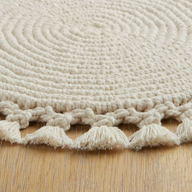 Better Homes & Garden Lauren Placemat, Natural, 16" Round, 1 Piece EasyOptionXY LLC