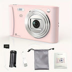 [1080P HD Digital Camera] 1080P HD Digital Camera for Vlogging | 2.4 Inch LCD Rechargeable Camera Photography Suitable for Beginners | Equipped with 32G TF Card Support Photos, Videos and Webcam Thanksgiving and New Year Gift Lootquake LLC
