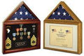 Medal and Flag Display Case - Shadow Box The Military Gift Store