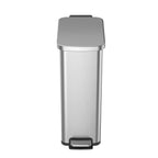 Better Homes & Gardens 7.9 Gallon Slim Trash Can, Stainless Steel Kitchen Step Trash Can