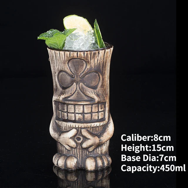 Hawaii Ceramic Tiki Mugs Pi-Mart