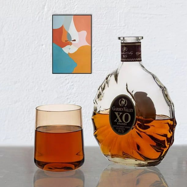 Better Homes & Gardens Amber Color Glass Old Fashioned Glass EasyOptionXY LLC