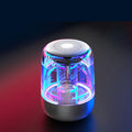Portable Speakers Bluetooth Column Wireless Bluetooth Speaker Powerful Bass Radio with Variable Color LED Light Pi-Mart