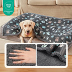 Waterproof Sherpa Fleece Dog Blanket For Small Medium Large Dogs, Reversible Couch Cover, Machine Washable Pet Puppy Blanket With Anti-Tear Protection Lootquake LLC