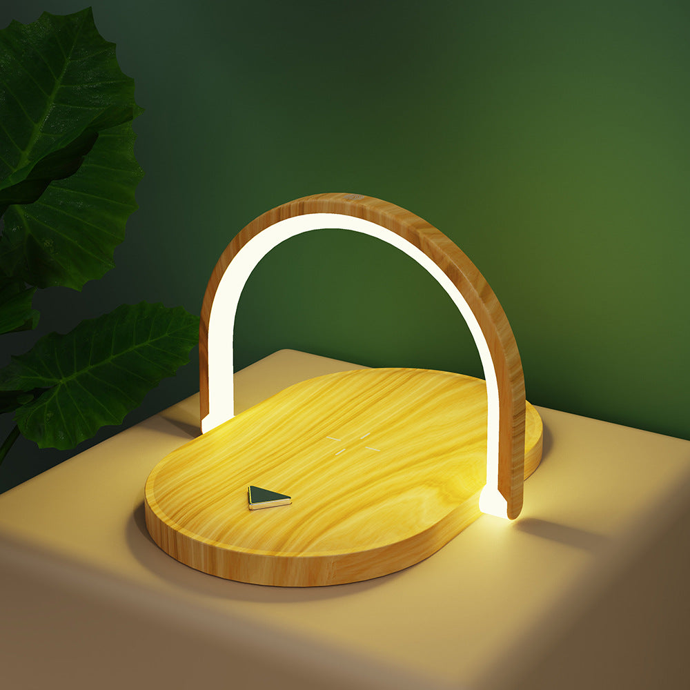 3 In 1 Foldable Wireless Charger Night Light Wireless Charging Station Stonego LED Reading Table Lamp 15W Fast Charging Light Pi-Mart