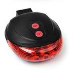 Bicycle Tail Light 5LED   2Laser Pi-Mart