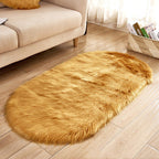 Oval wool-like carpet Pi-Mart