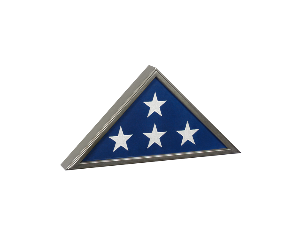 Flag Connections Flag Display Case 5'x8' flag, Capitol Hill Oak Flag Case The Military Gift Store
