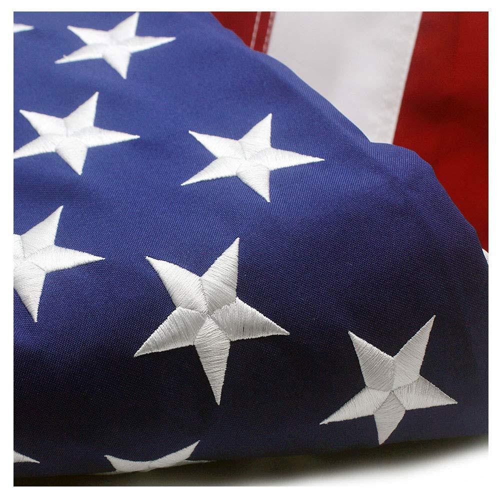 American Flag 3x5 ft - Durable Longer Lasting Spun Polyester 300D for Outdoor Use - UV Protected. The Military Gift Store