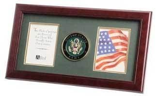 U.S. Army Medallion Double Picture Frame The Military Gift Store