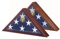 Marine Corp flag Case,Presidential Flag Display Case with Seal The Military Gift Store