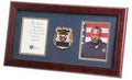 Police Department Medallion Double Picture Frame The Military Gift Store