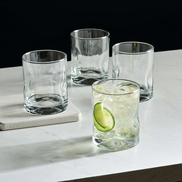 Better Homes & Gardens Lyra Drinking Glasses, 12.5 oz, Set of 4 EasyOptionXY LLC