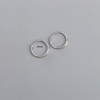 Stainless Steel Minimalist Huggie Hoop Earrings Pi-Mart