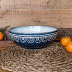 Better Homes & Gardens Teal Medallion Serve Bowl EasyOptionXY LLC